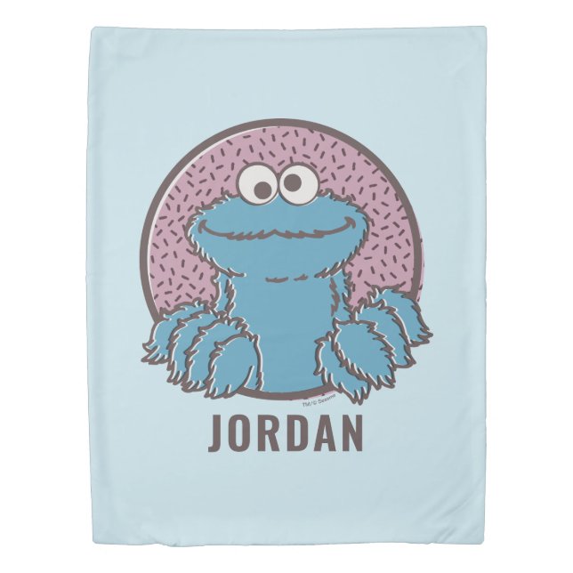 Cookie Monster | Om Nom Nom Duvet Cover (Front)