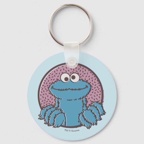 Cookie Monster  Om Nom Nom Keychain