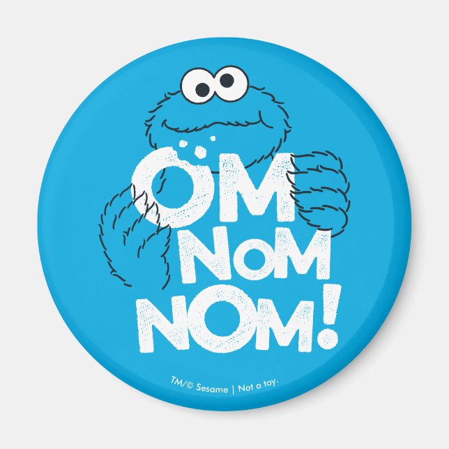 Cookie Monster | Om Nom Nom! Magnet (Front)