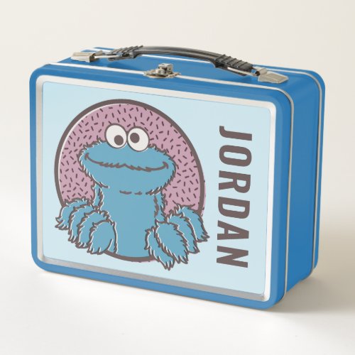 Cookie Monster  Om Nom Nom Metal Lunch Box