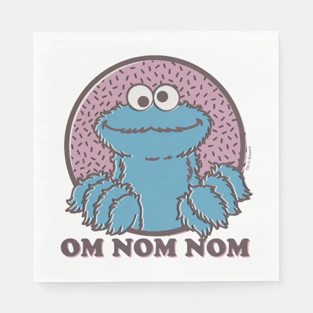 Cookie Monster | Om Nom Nom Napkins (Front)