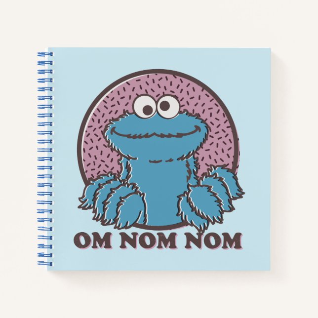 Cookie Monster | Om Nom Nom Notebook (Front)