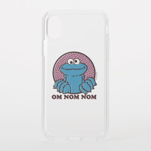 Cookie Monster | Om Nom Nom Speck iPhone X Case