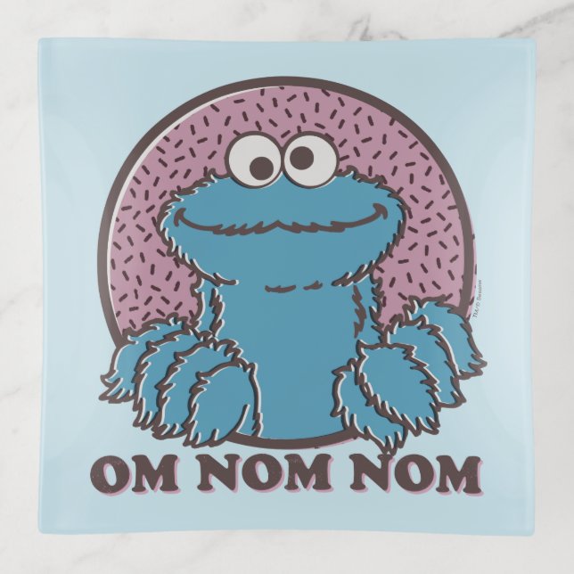 Cookie Monster | Om Nom Nom Trinket Tray (Front)