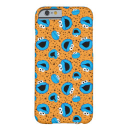 Cookie Monster on Cookie Pattern Barely There iPhone 6 Case