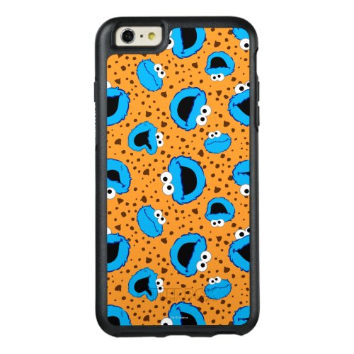 Cookie Monster on Cookie Pattern OtterBox iPhone 66s Plus Case
