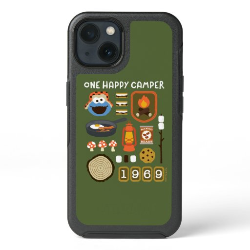 Cookie Monster | One Happy Camper iPhone 13 Case