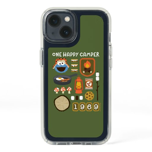 Cookie Monster | One Happy Camper Speck iPhone 13 Case