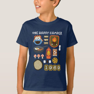 Cookie Monster One Happy Camper T-Shirt