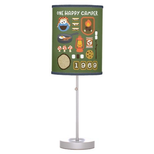 Cookie Monster  One Happy Camper Table Lamp