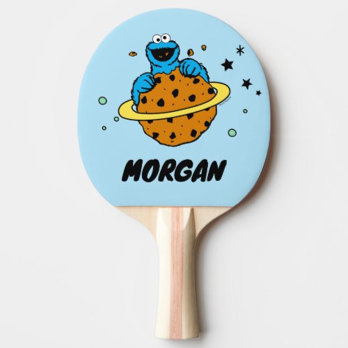 Cookie Monster  Out of This World  Add Name Ping Pong Paddle