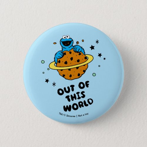Cookie Monster  Out of This World Button
