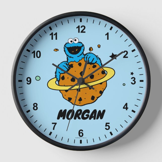 Cookie Monster | Out of This World Clock (Front)