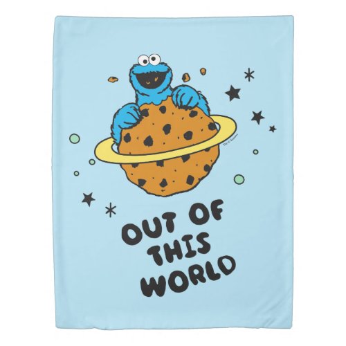 Cookie Monster  Out of This World Duvet Cover