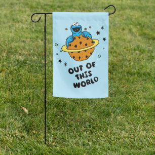 Cookie Monster   Out of This World Garden Flag
