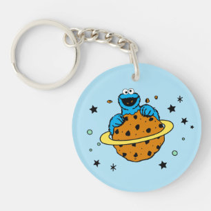 Cookie Monster Out of This World Keychain