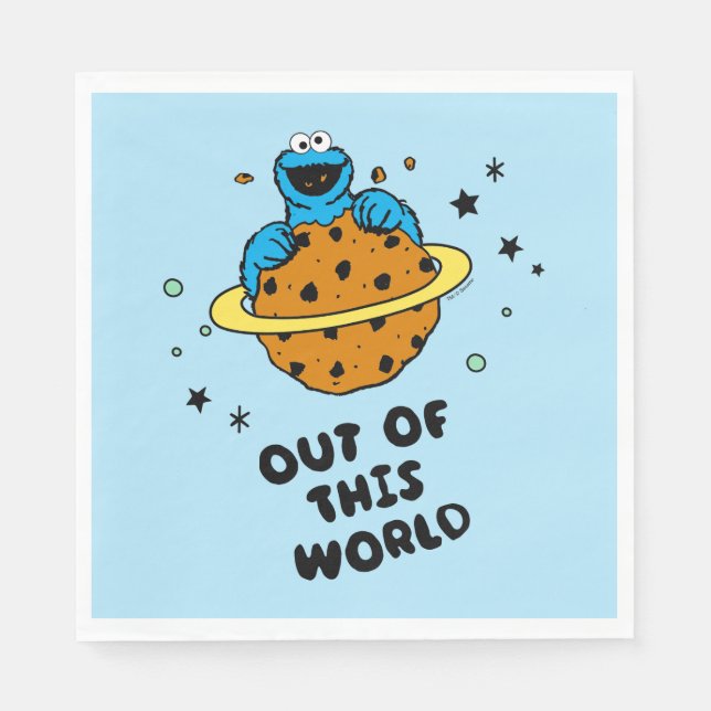 Cookie Monster | Out of This World Napkins (Front)