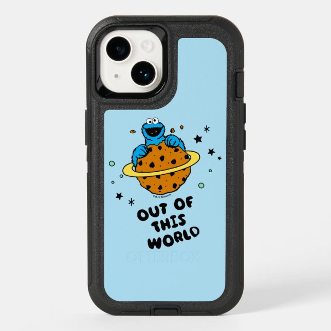 Cookie Monster | Out of This World Otterbox iPhone Case (Back)