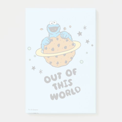 Cookie Monster  Out of This World Post_it Notes