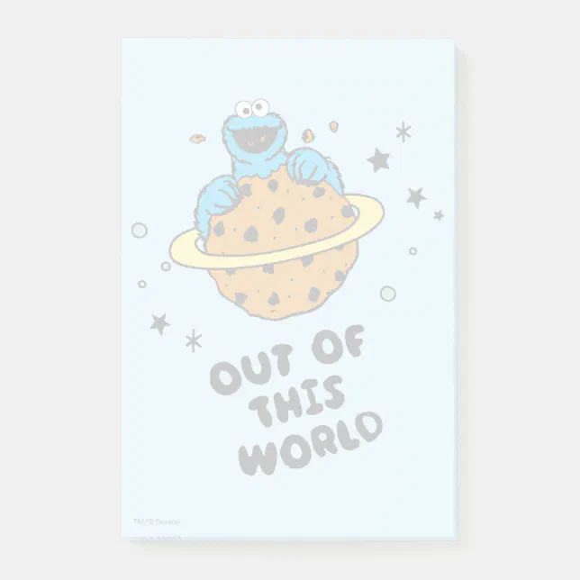 Cookie Monster | Out of This World Post-it Notes | Zazzle