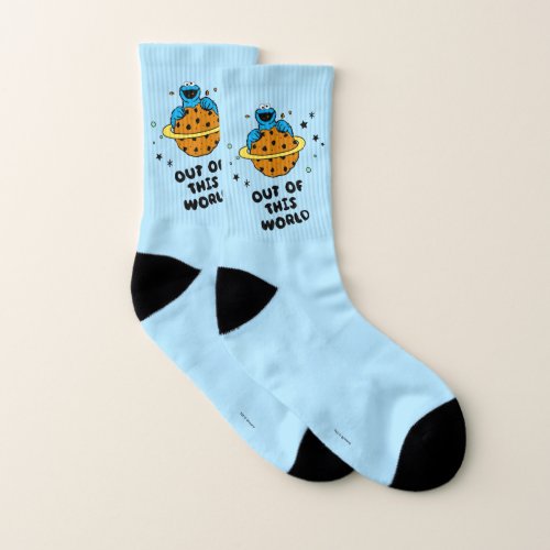 Cookie Monster  Out of This World Socks