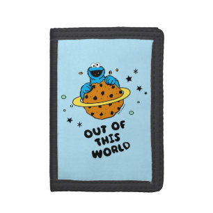 Cookie Monster Out of This World Tri-fold Wallet