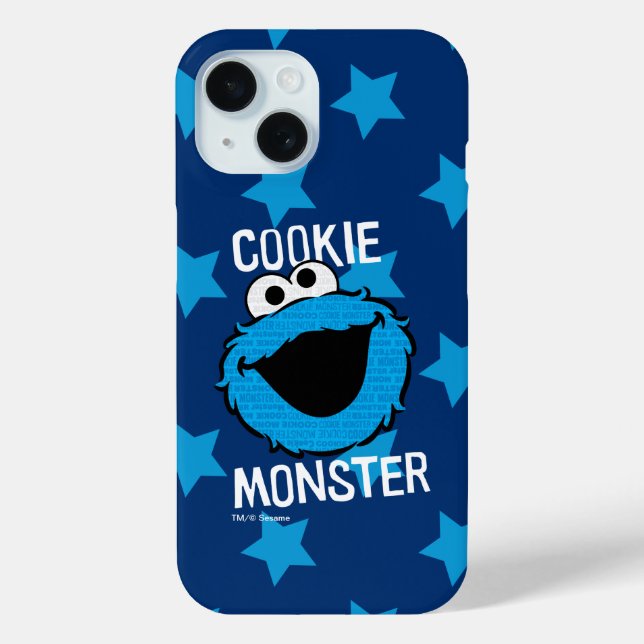 Cookie Monster Pattern Face Case-Mate iPhone Case (Back)