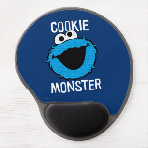 Cookie Monster Pattern Face Gel Mouse Pad