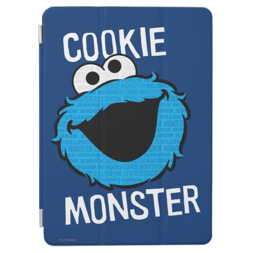 Cookie Monster Pattern Face iPad Air Cover