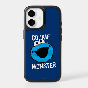 Cookie Monster Pattern Face iPhone 17 Case