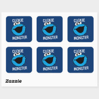 The Cookie Monster Face Sticker