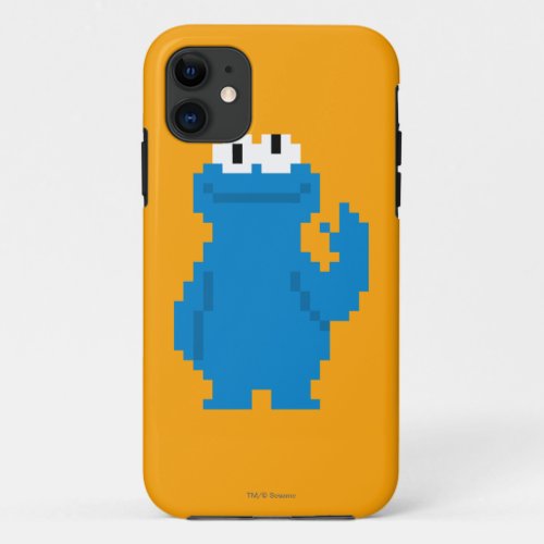 Cookie Monster Pixel Art iPhone 11 Case
