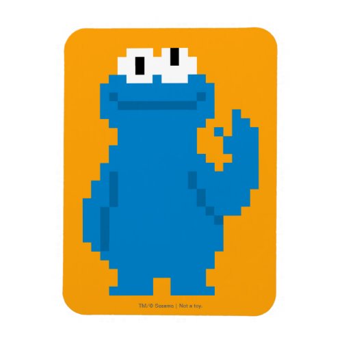 Cookie Monster Pixel Art Magnet