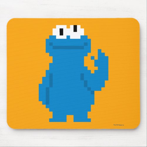 Cookie Monster Pixel Art Mouse Pad