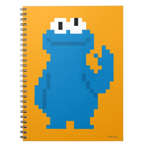 Cookie Monster Pixel Art Notebook