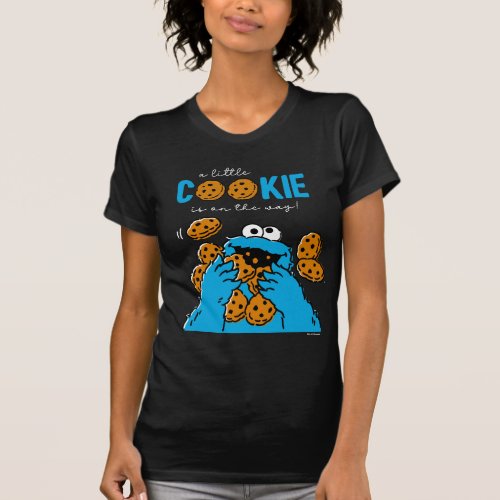Cookie Monster PregnancyBaby Announcement  T_Shirt