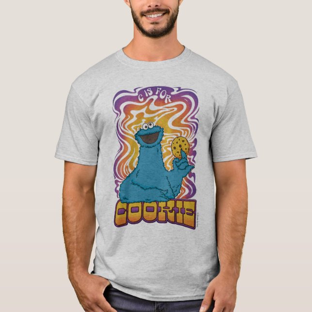 Cookie Monster | Psychedelic T-Shirt (Front)
