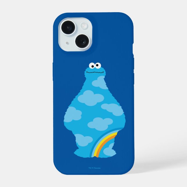 Cookie Monster Rainbows Iphone Case (Back)