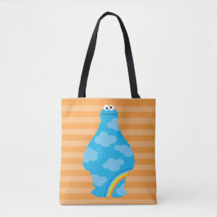 Cookie Monster Rainbows Tote Bag