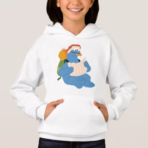 Cookie Monster Reading A Map Hoodie