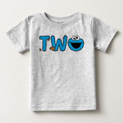 cookie monster 2nd birthday shirt