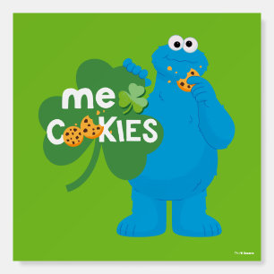 Cookie Monster Shamrock Love Foam Board