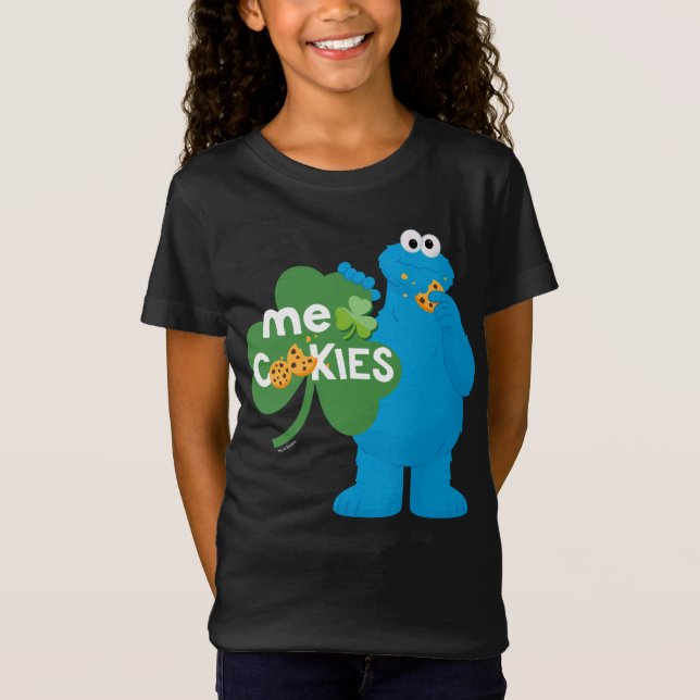 Cookie Monster | Shamrock Love T-Shirt (Front)