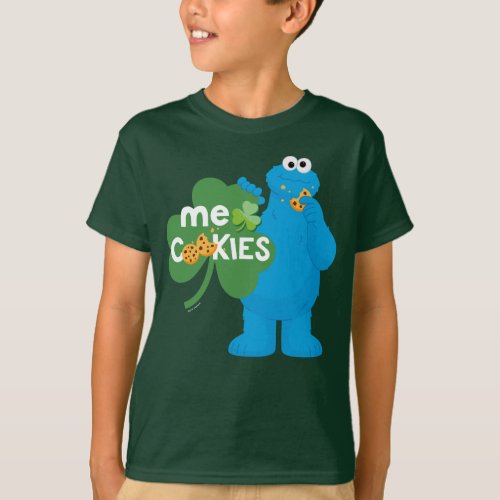 Cookie Monster  Shamrock Love T_Shirt