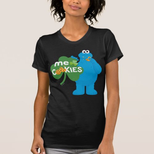 Cookie Monster  Shamrock Love T_Shirt