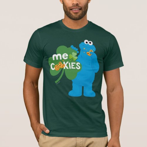 Cookie Monster  Shamrock Love T_Shirt