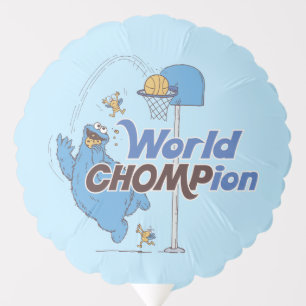 Cookie Monster   Shooting Basketball Hoops Balloon