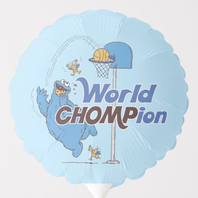 Cookie Monster | Shooting Basketball Hoops Balloon (Front)