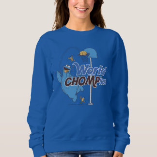 Cookie Monster | Shooting Basketball Hoops Sweatshirt