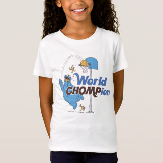 Cookie Monster | Shooting Basketball Hoops T-Shirt